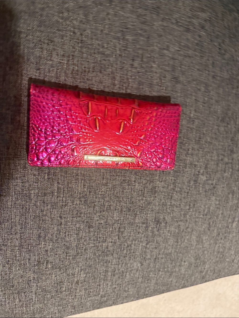 Brahmin Red Ady Leather Wallet